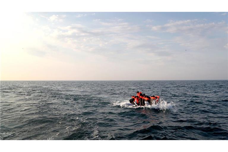 Die Mutter brachte das Kind im Schlauchboot auf hoher See zur Welt. (Symbolbild)