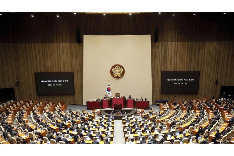 Die Nationalversammlung in Seoul.