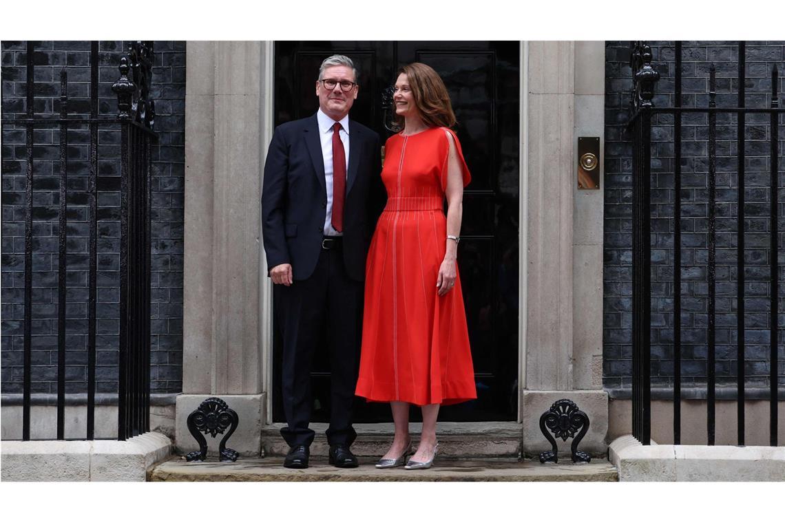 Die neuen Bewohner der Downing Street No. 10: Keir und Victoria Starmer