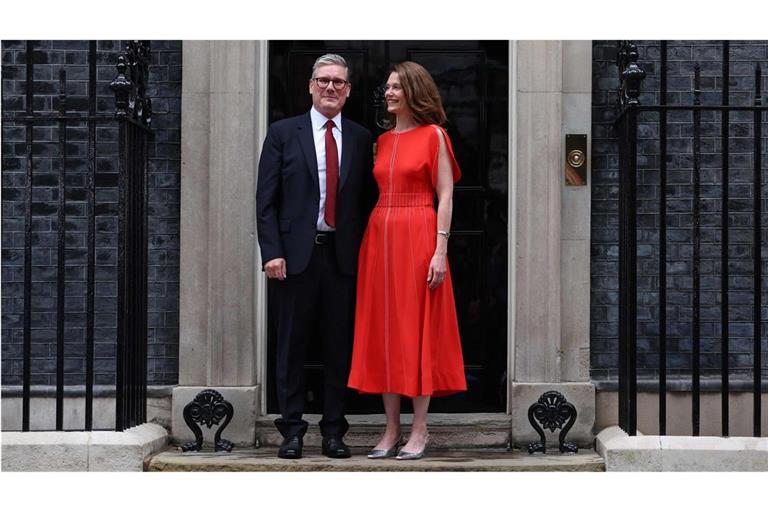 Die neuen Bewohner der Downing Street No. 10: Keir und Victoria Starmer