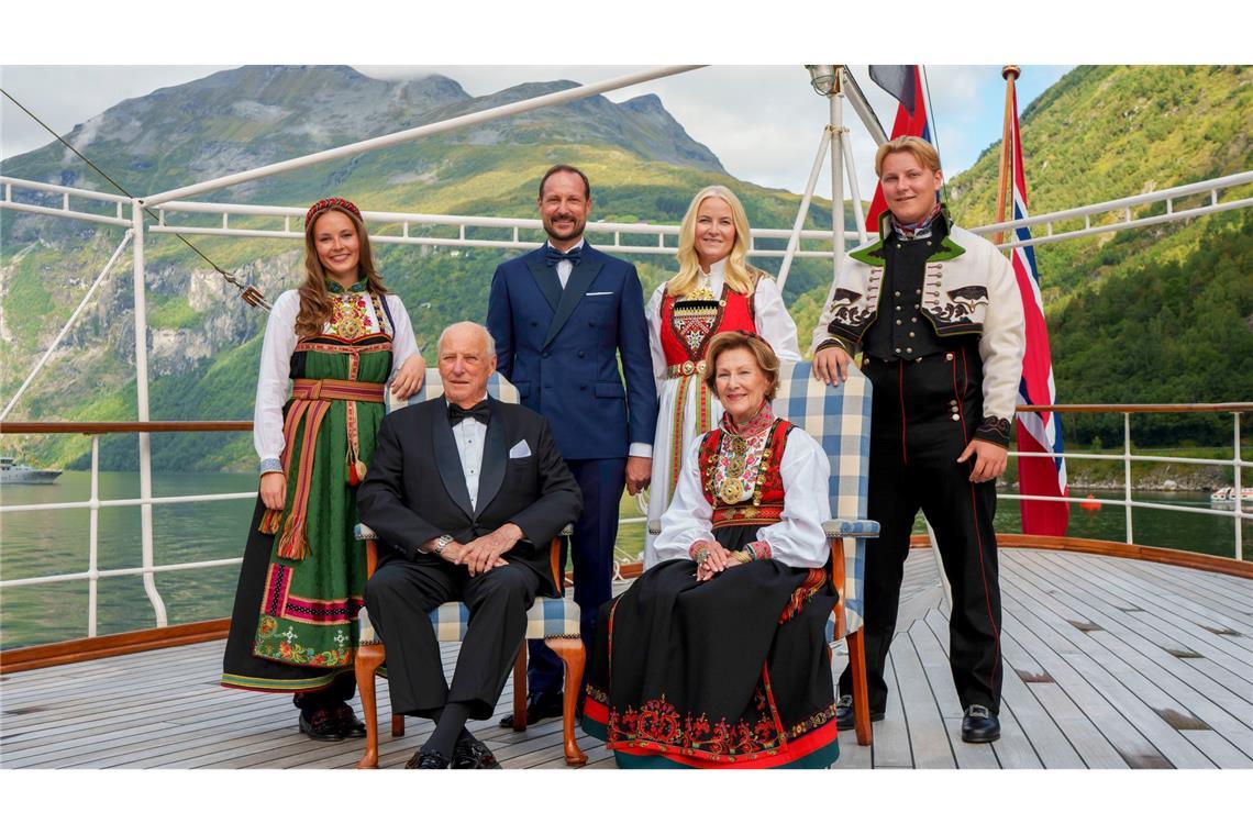 Die norwegische Königsfamilie.