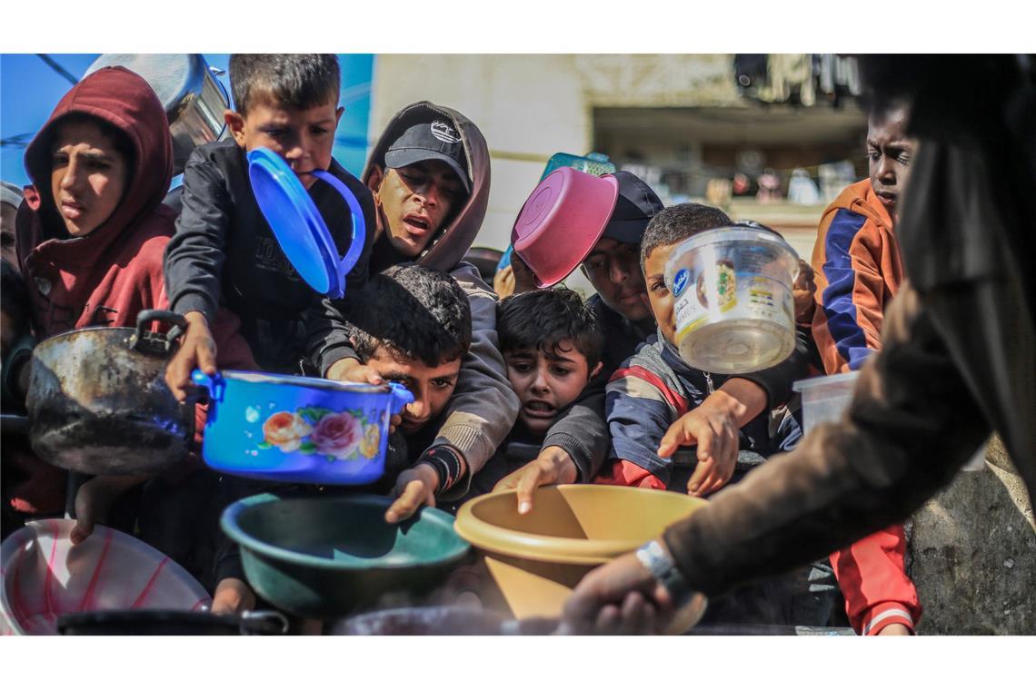 Die Not im Gazastreifen ist groß, viele Kinder leiden unter Mangelernährung. (Archivbild)