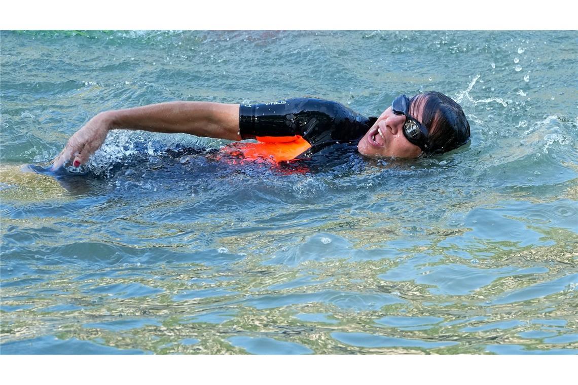 Die Pariser Bürgermeisterin hat getestet, ob die Seine sauber genug zum Schwimmen ist.