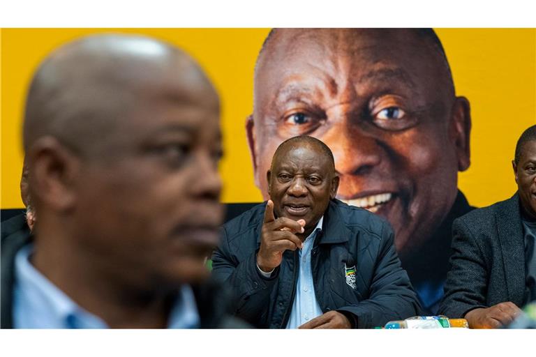 Die Partei African National Congress (ANC) verlor bei der Wahl in der vergangenen Woche seine langjährige Mehrheit, blieb aber die größte Partei.