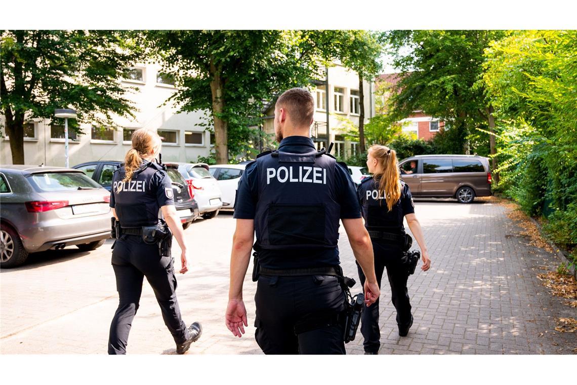 Die Polizei hat zwei Tatverdächtige gefasst.