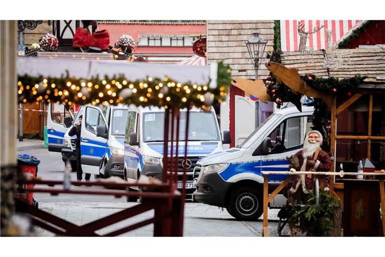 Die Polizei informiert über ihren Ermittlungsergebnissen zum Angriff auf den Magdeburger Weihnachtsmarkt