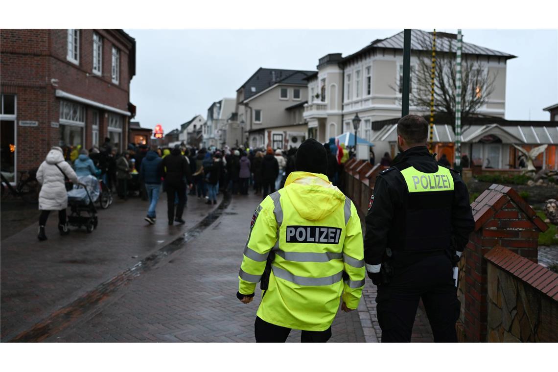 Die Polizei kündigte eine "starke Präsenz" bei dem Fest an.