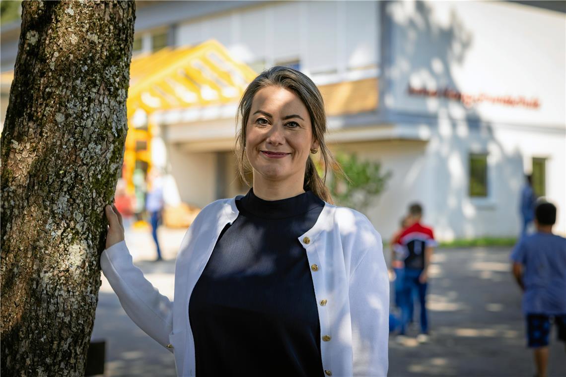 Die Schulleiterin Anne Jaworski wird im Kollegium auch für ihr offenes Ohr geschätzt. Foto: Alexander Becher