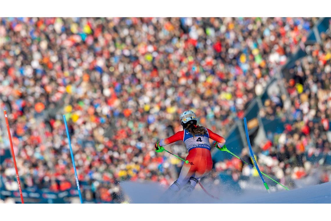 Die Schweiz mit Slalom-Weltmeisterin Camille Rast überragt bei dieser WM.