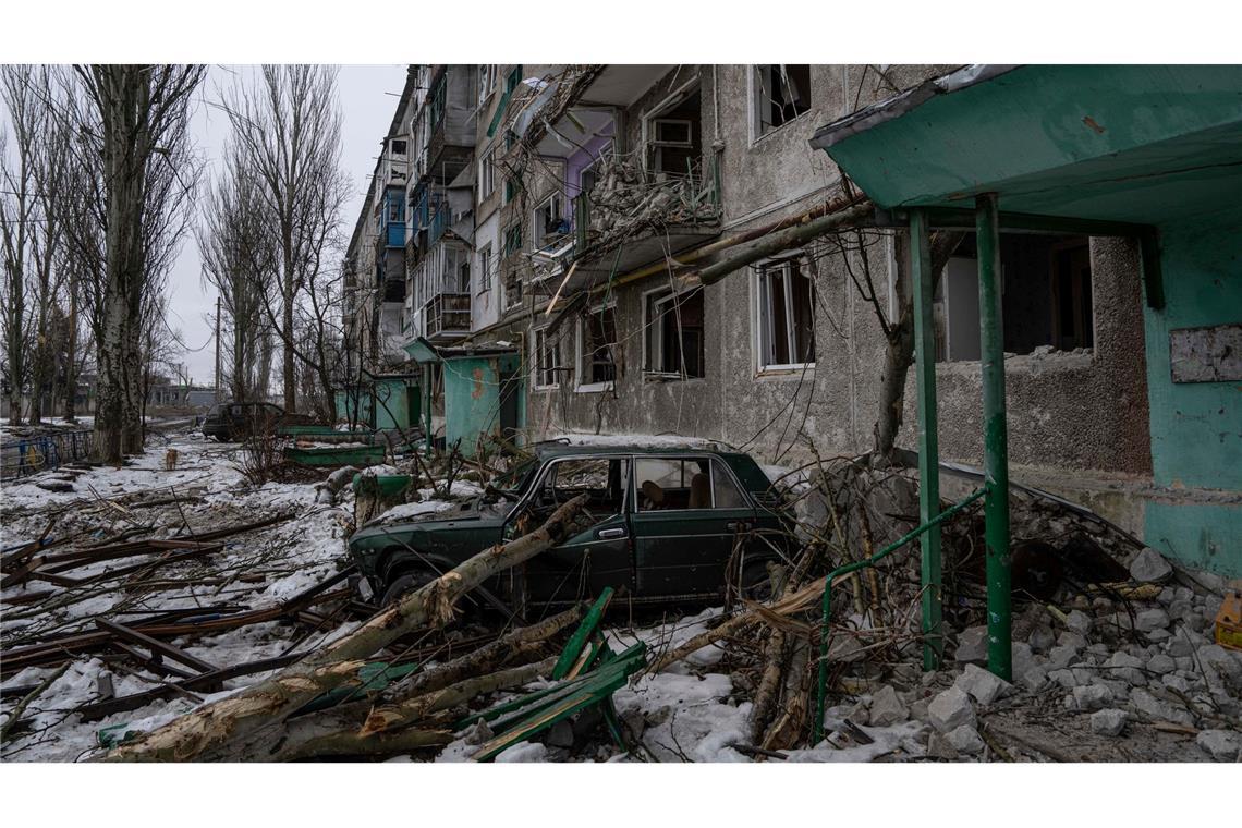 Die seit langem umkämpfte strategisch wichtige Stadt Wuhledar im Osten der Ukraine ist nach Angaben beider Kriegsparteien unter russischer Kontrolle. (Archivbild)