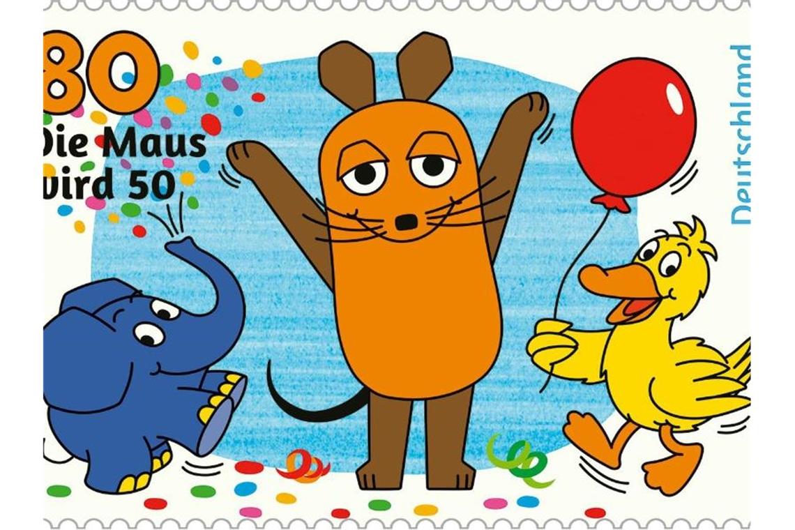 „Sendung mit der Maus“ auch als Briefmarke ein Erfolg Die „Sendung mit der Maus“ ist auch als Marke beliebt. Foto: I. Schmitt-Menzell/WDR mediagroup GmbH/dpa
