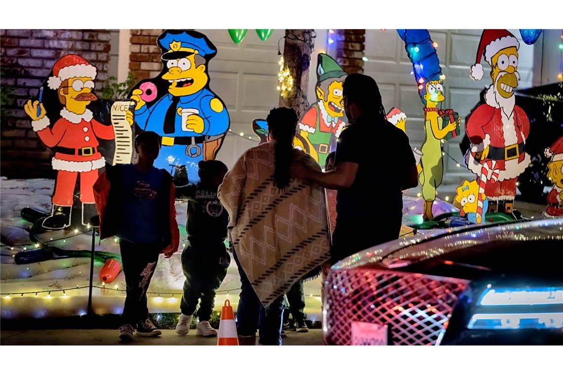 Die Simpsons und Lichterglanz: Weihnachtszauber im Wakefield Winter Wonderland