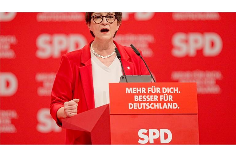 Die SPD-Chefin sieht Merz in einer Sackgasse. (Archivbild)