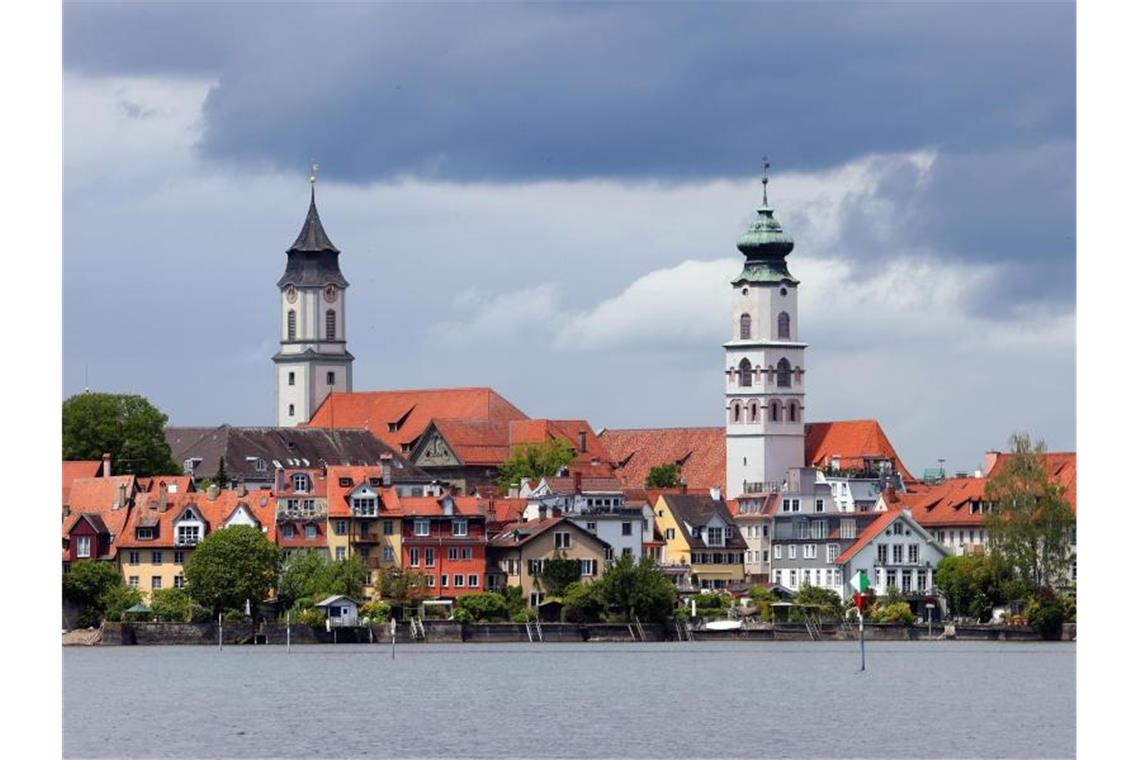 Die Stadt Lindau am Bodensee. Foto: Karl-Josef Hildenbrand/dpa/Archivbild