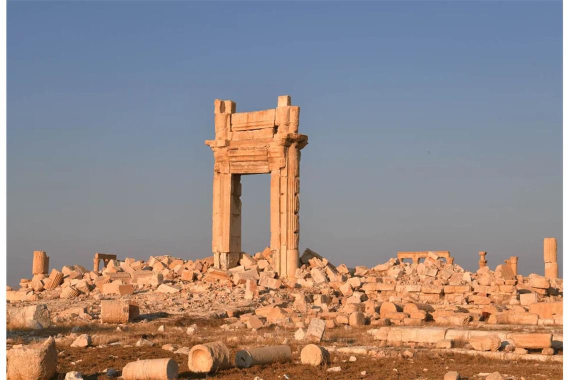 Die syrische Stadt Palmyra ist für ihre Ruinen bekannt.