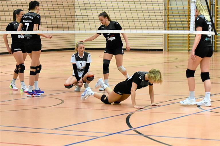 Die TSG-Volleyballerinnen haben stark gekämpft, steigen aber dennoch aus der Regionalliga ab. Foto: Tobias Sellmaier