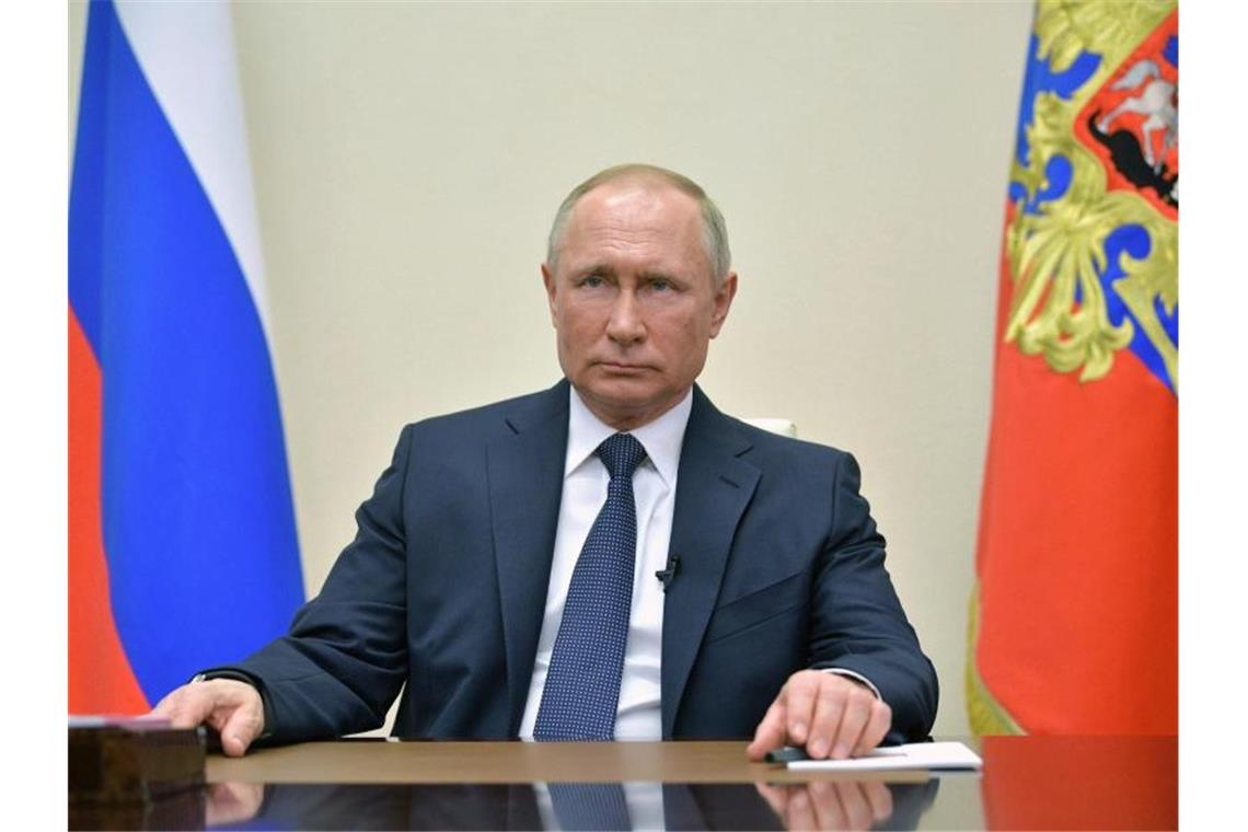 Russland testet am Samstag Atomraketen Die Übung steht unter Führung des Präsidenten Wladimir Putin. Foto: XinHua/dpa