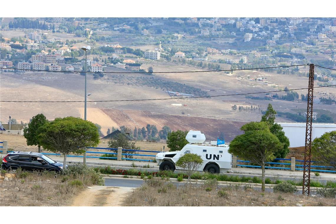 Die UN-Beobachtermission im Libanon wurde nach eigenen Angaben von Israel über die Absicht eines "begrenzten Bodeneinsatzes im Libanon" in Kenntnis gesetzt. (Symbolbild)