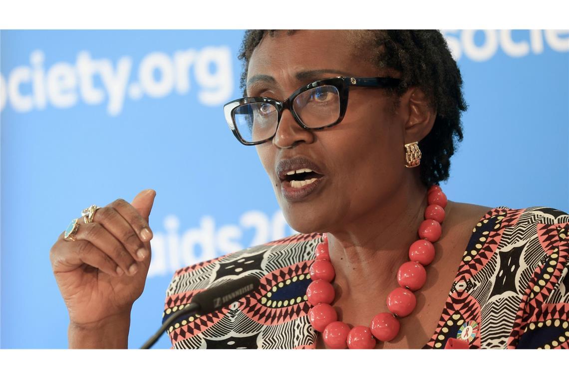 Die UNAIDS-Exekutivdirektorin Winnie Byanyima aus Uganda setzt große Hoffnungen in die neuen Mittel.