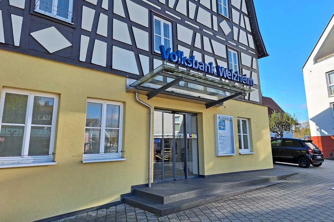 Die Volksbank in Allmersbach schließt zum Jahresende ihre Pforten. Foto: privat