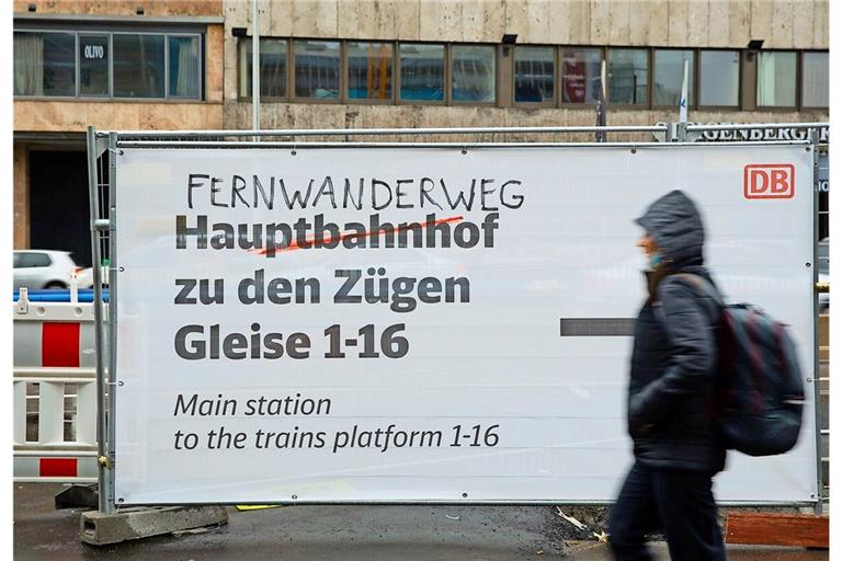 Die Wege am Hauptbahnhof ändern sich ein weiteres Mal.