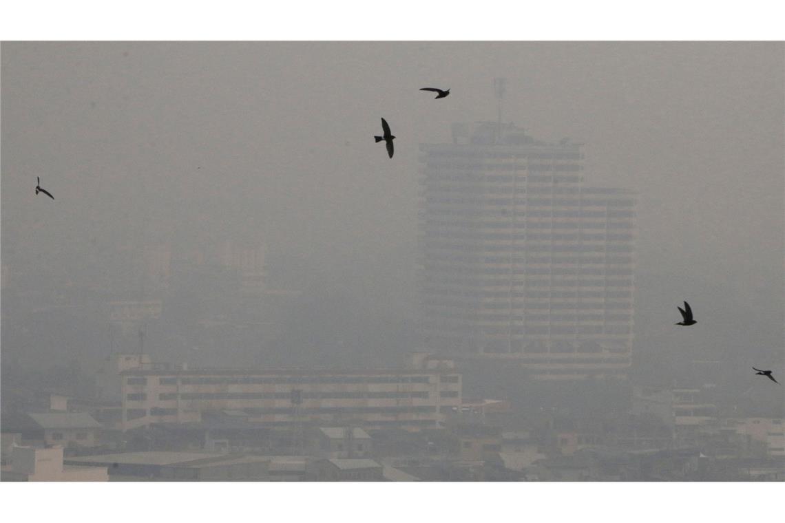 Die weltberühmte Tempelstadt Chiang Mai rangierte in der Statistik der Städte mit der stärksten Luftverschmutzung der Welt wieder an oberster Stelle.
