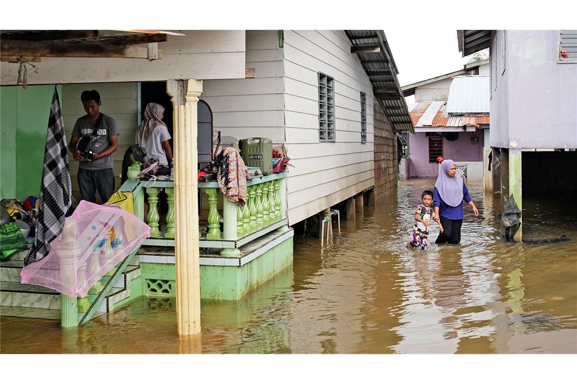 Die Zerstörungen im Norden Malaysia sind groß.