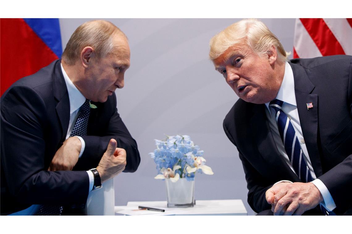 Donald Trump rühmt sich eines guten Drahts zu Wladimir Putin. (Archivbild)