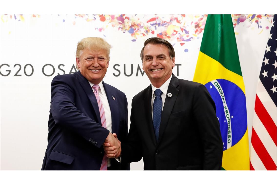 Donald Trump und Brasiliens Ex-Präsident Jair Bolsonaro.