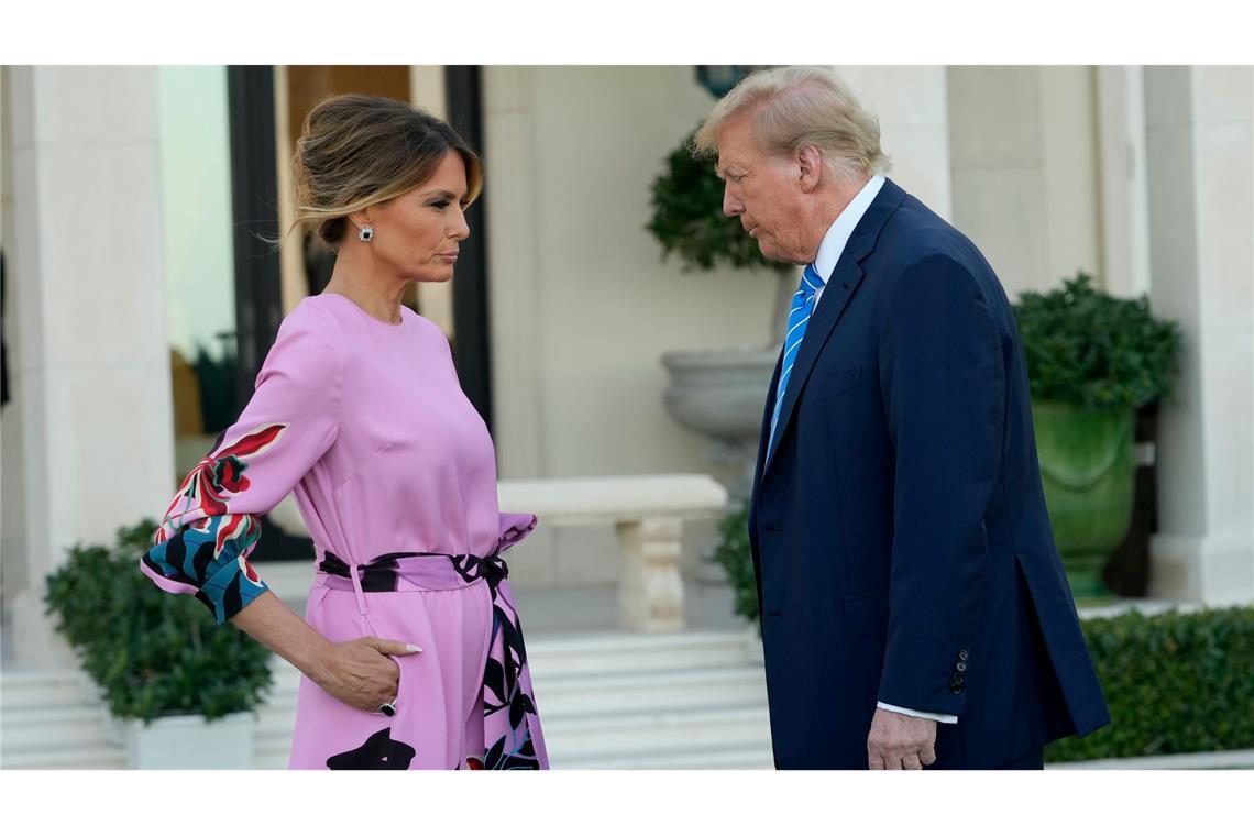 Donald und Melania Trump wird kein besonders inniges Verhältnis nachgesagt. (Archivbild)