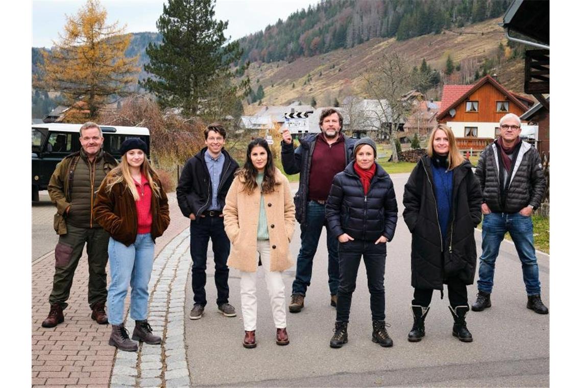 Dreharbeiten im Schwarzwald für den "Tatort - Sichereheitsverwahung". Foto: SWR - Das Erste/SWR/Benoît Linder/obs/Archivbild