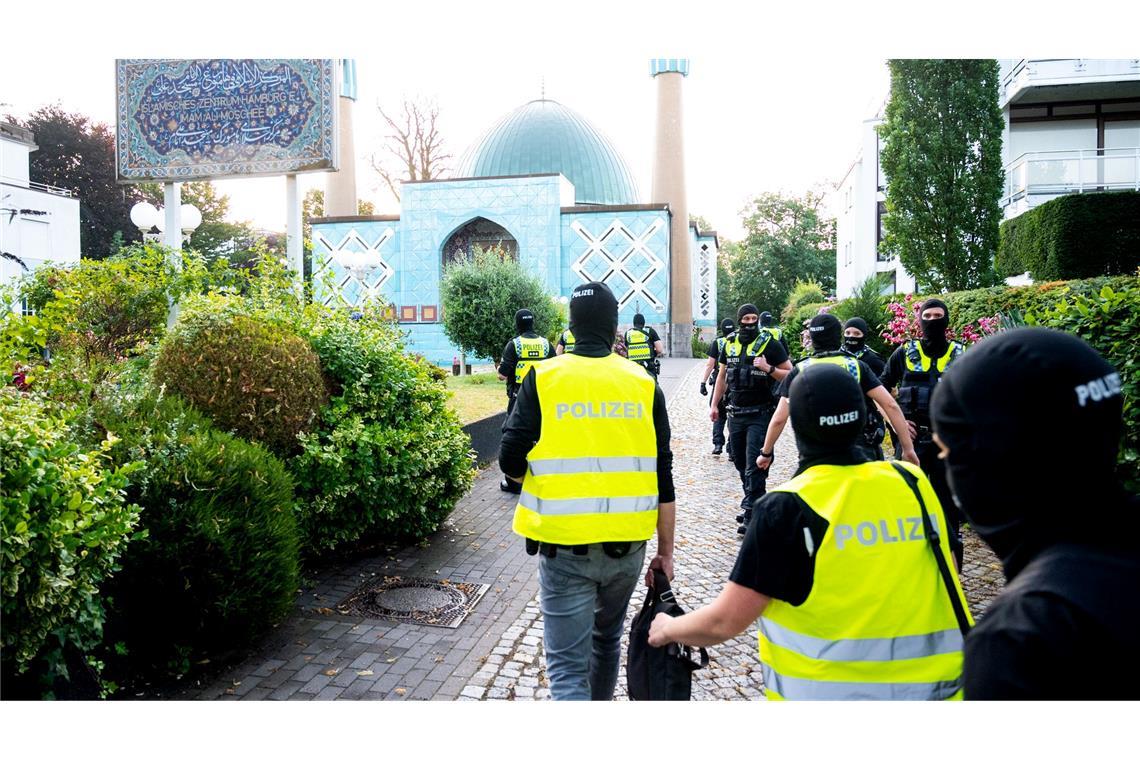 Durchsuchungen in der Blauen Moschee in Hamburg