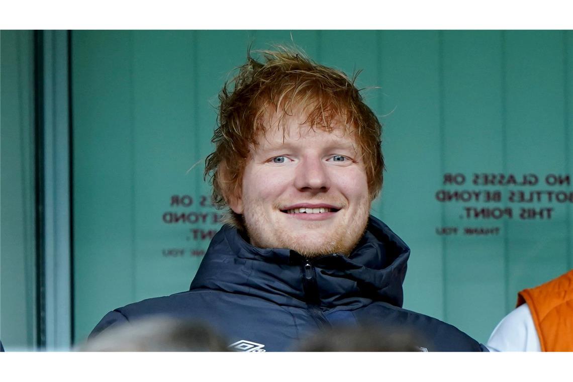 Ed Sheeran ist häufig bei Spielen seines Lieblingsvereins.