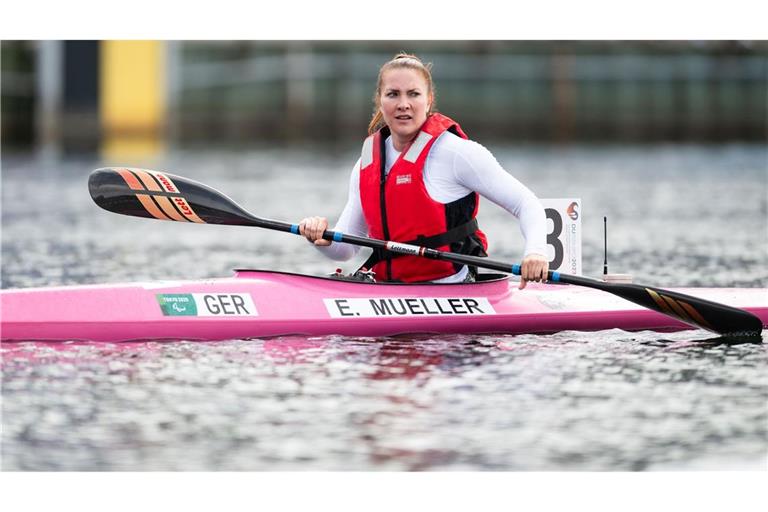 Edina Müller hat bei den Paralympics im Kajak über 200 Meter die Bronzemedaille gewonnen.