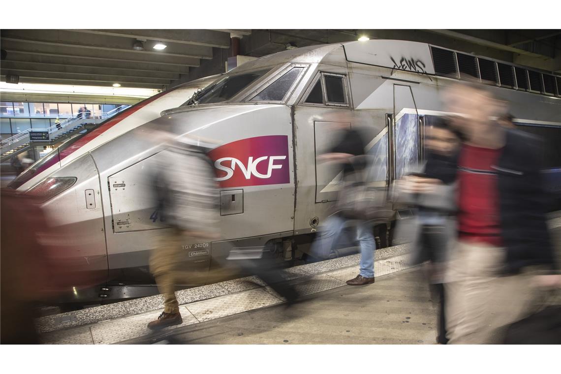Ein Bahnstreik in Frankreich behindert  auch den Verkehr der Züge nach Deutschland (Symbolfoto).