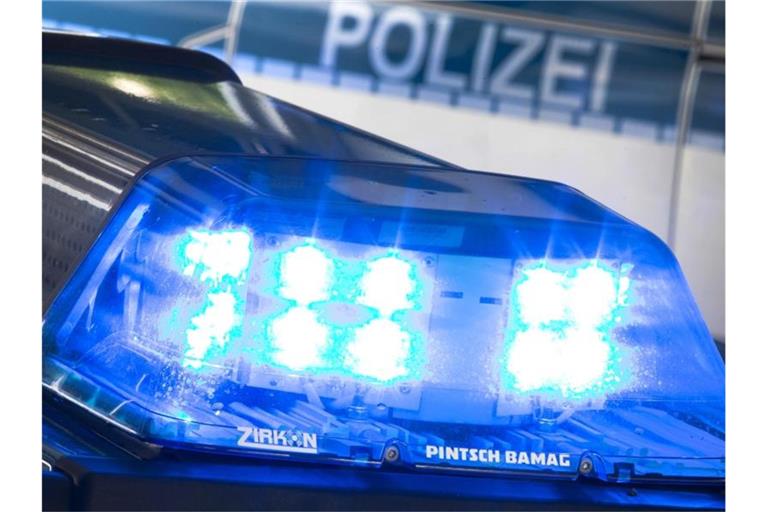 Ein Blaulicht auf dem Dach eines Polizeiwagens. Foto: Friso Gentsch/dpa/Illustration