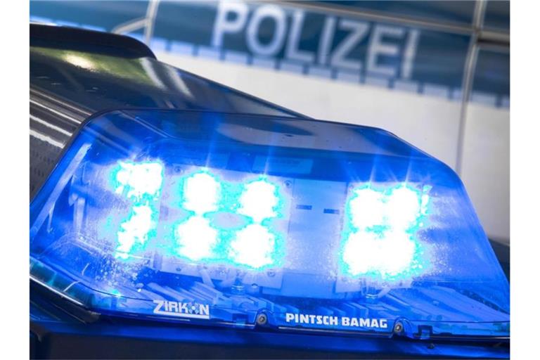 Ein Blaulicht leuchtet auf dem Dach eines Polizeiwagens. Foto: Friso Gentsch/dpa