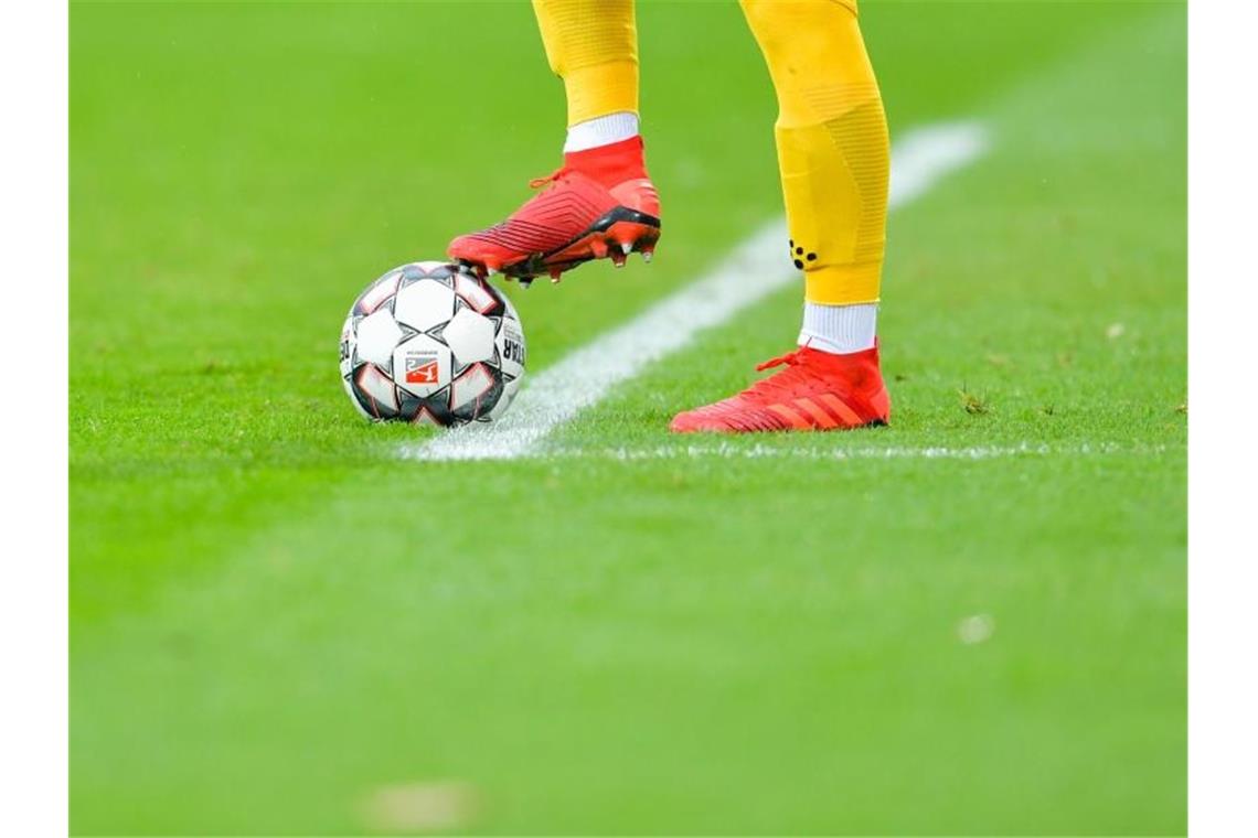 Trotz guter Leistung: Neuer Rückschlag für Waldhof Mannheim Ein Fußball-Spiel. Foto: Uwe Anspach/dpa/Symbolbild