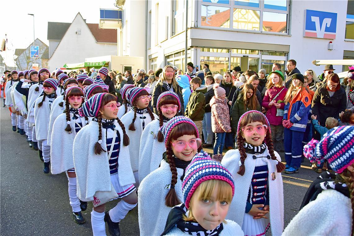 Ein herzlicher Auftritt des Nachwuchses der Waiblinger Faschingsgesellschaft. Fa...