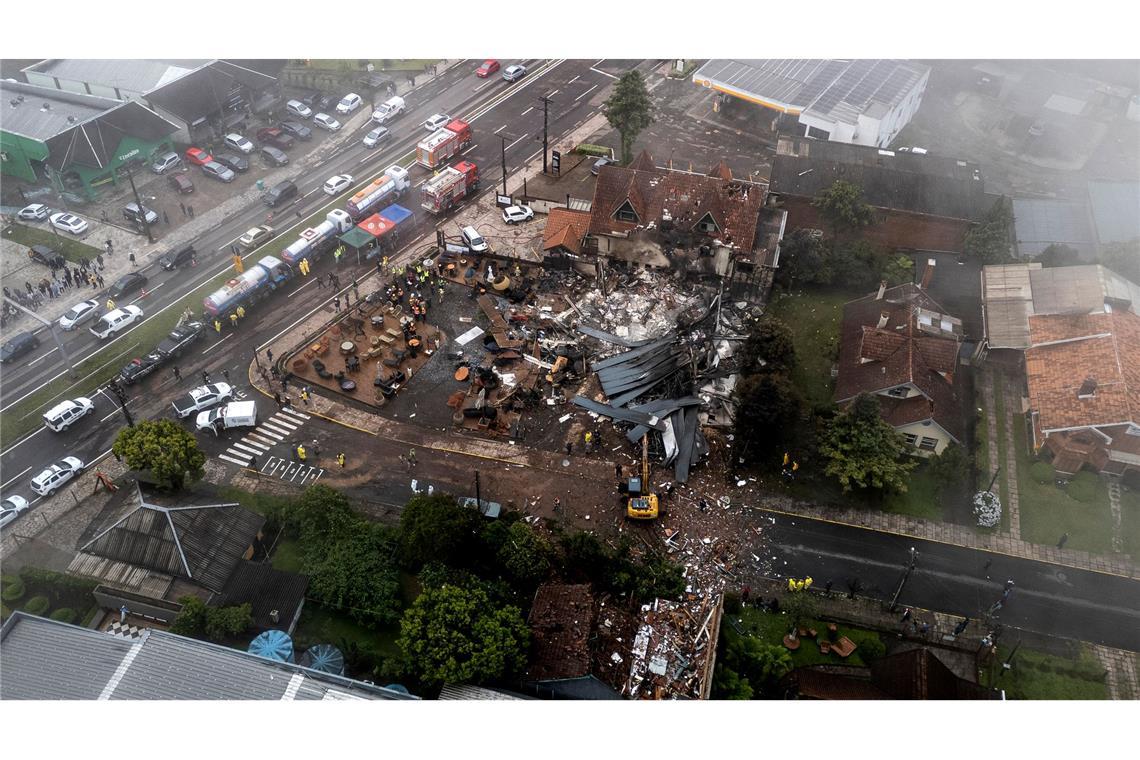 Ein Kleinflugzeug ist in der südbrasilianischen Stadt Gramado abgestürzt.