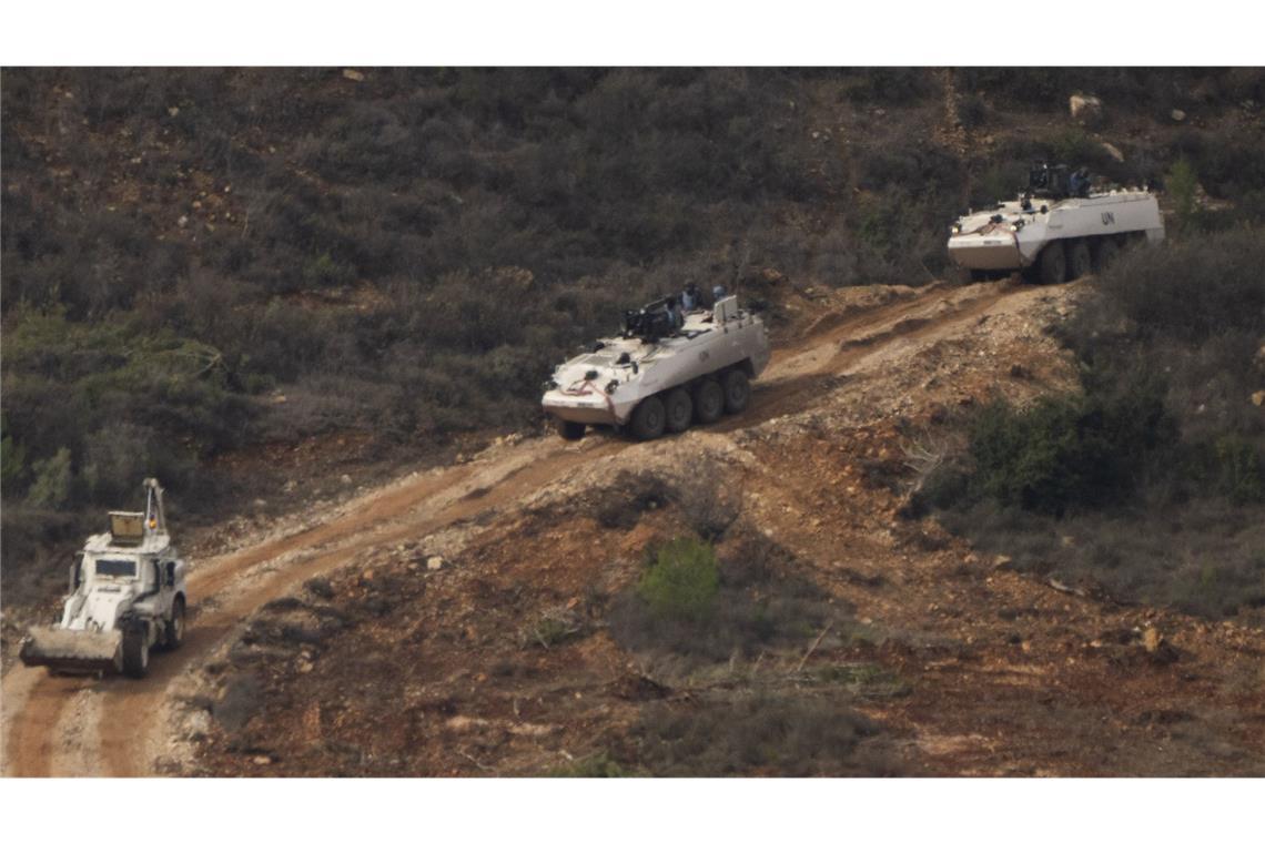 Ein Konvoi gepanzerter Fahrzeuge der Friedenstruppen der Vereinten Nationen im Libanon (UNIFIL). Laut US-Regierung wird die Waffenruhe zwischen dem Libanon und Israel verlängert (Symbolfoto).