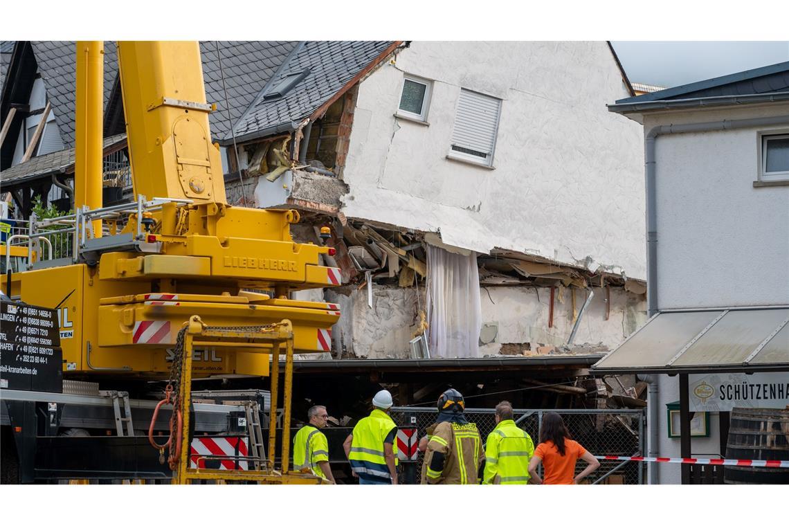 Ein Stockwerk war quasi in sich zusammengesackt. (Archivbild)