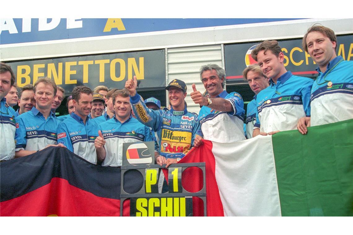 Ein Triumph des T-Shirt-Herstellers Benetton über die großen Teams der Formel 1.