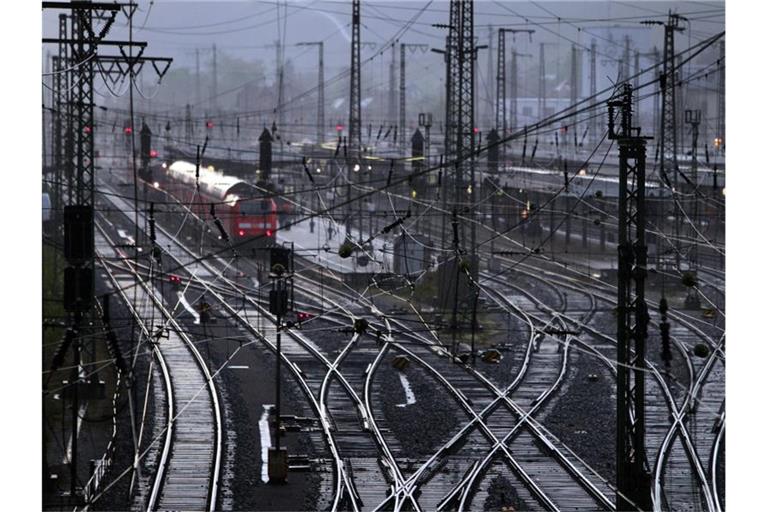 Ein Zug im Hauptbahnhof von Würzburg. Foto: picture alliance/dpa/Archivbild