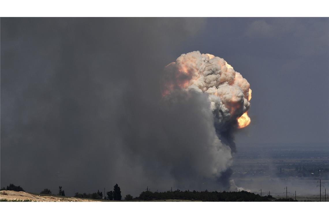 Eine Explosion auf russischem Territorium. Die Ukraine setzt seit Dienstag offenbar auch das  ATACMS-Waffensystem ein.