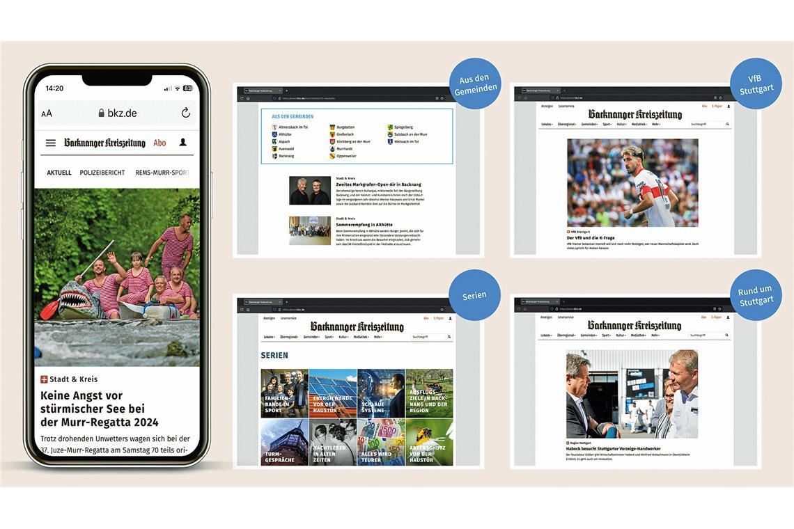 Eine verbesserte Handhabung für mobile Endgeräte, eine neue Struktur und viele neue Inhalte gibt es künftig auf www.bkz.de. Fotos: stock.adobe.com/Carkhe und BKZ