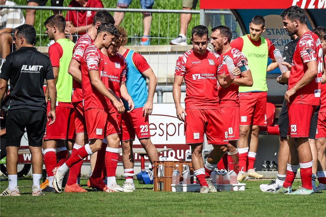 Einen Vorfall gab es beim Oberliga-Heimspiel der TSG Backnang. Foto: Alexander Becher