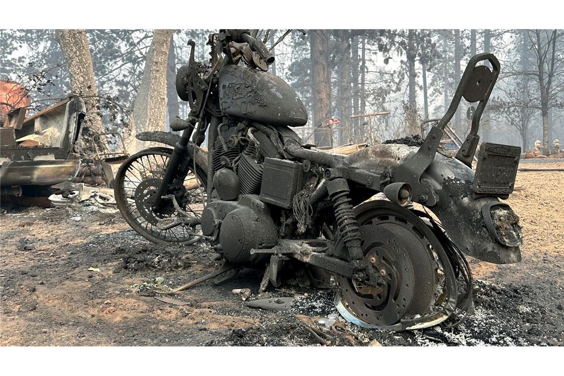 Einer schwerer Waldbrand in Kalifornien sorgt für Verwüstung.