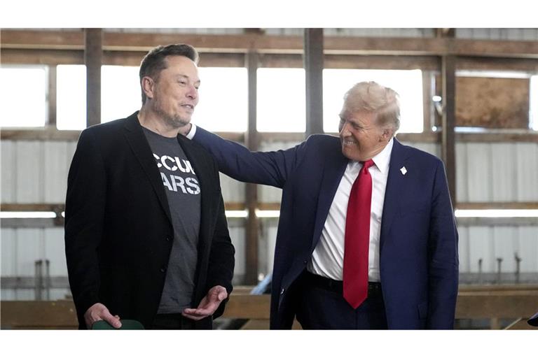 Elon Musk und Donald Trump.