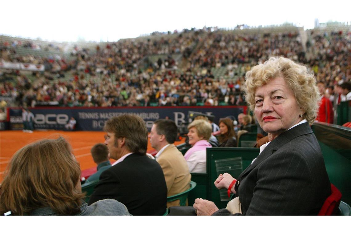 Elvira Becker 2003 am Hamburger Rothenbaum.